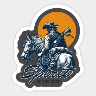 Cow boy Sticker